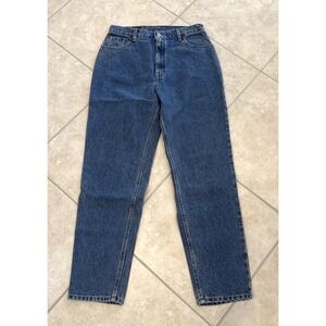 VTG Levi's 550 Tapered Leg Relaxed Fit Size 12 Cotton Blue Jeans Date 03/02 Y2K